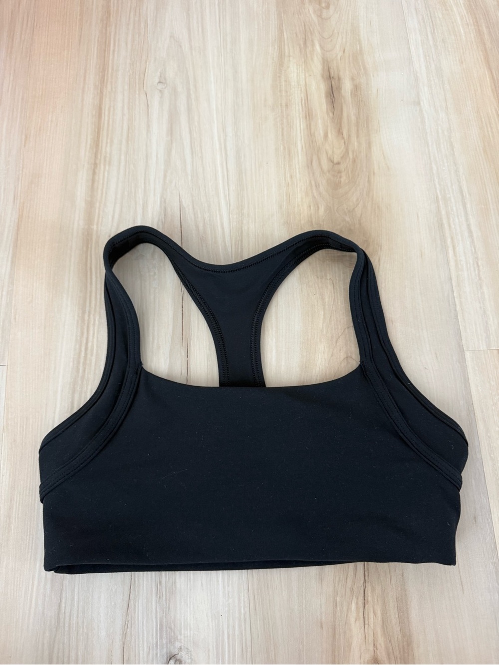 Abercrombie & Fitch Black Racerback Sports Bralette
